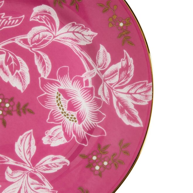 Wonderlust Pink Tonquin 8" Plate