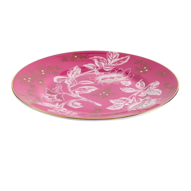 Wonderlust Pink Tonquin 8" Plate