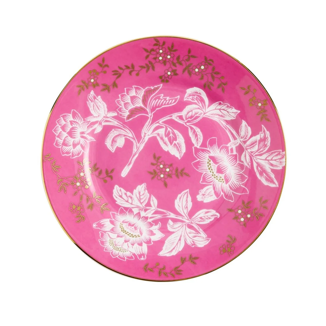 Wonderlust Pink Tonquin 8" Plate