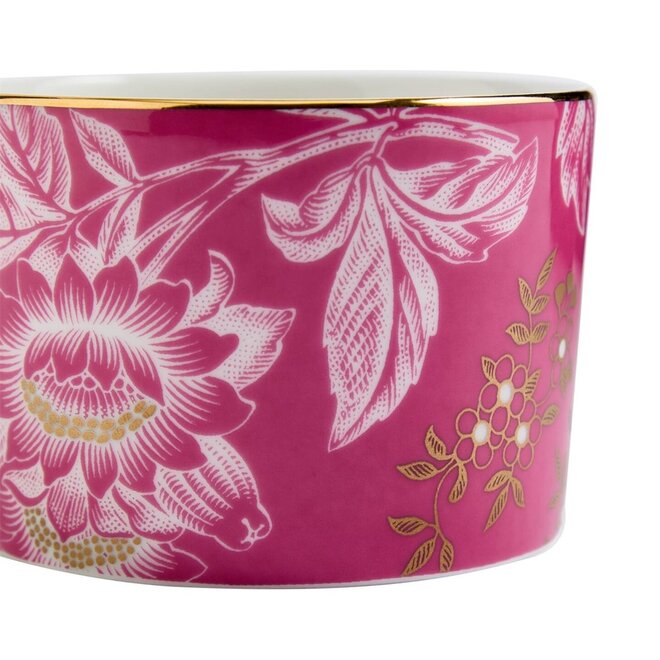 Wonderlust Pink Tonquin Teacup & Saucer