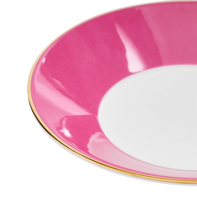 Wonderlust Pink Tonquin Teacup & Saucer