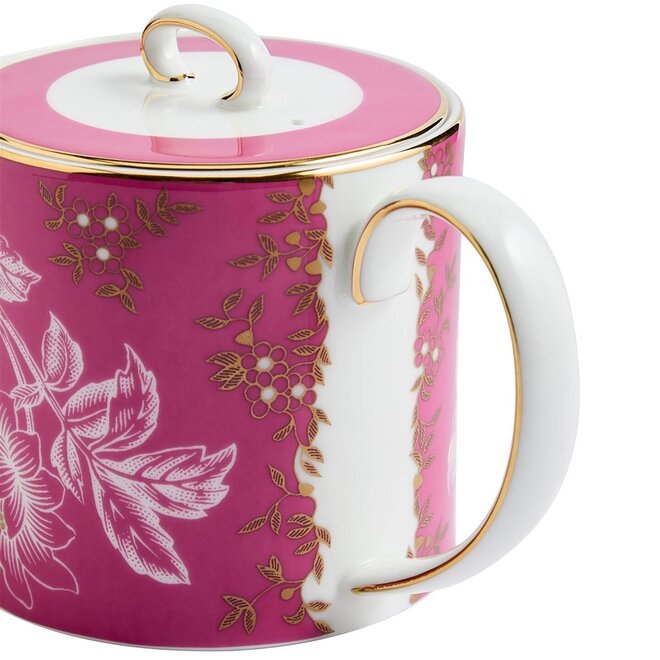 Wonderlust Pink Tonquin Teapot