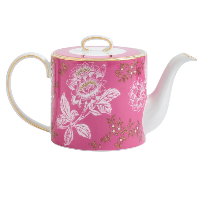 Wonderlust Pink Tonquin Teapot