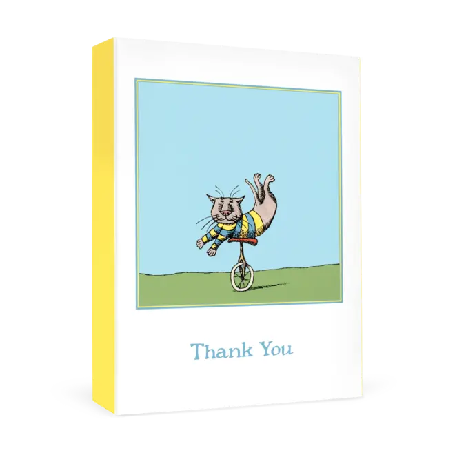 Edward Gorey Unicycle Cat Boxed Thank You Notes