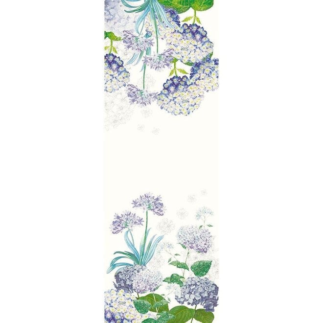 Jardin de Bretagne Bleu Table Runner