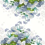 Jardin de Bretagne Bleu 67" Square Tablecloth