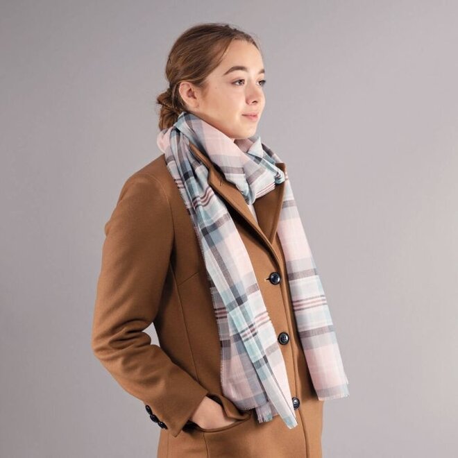 Diana Princess of Wales Memorial Rose Tartan Extra Fine Merino Stole