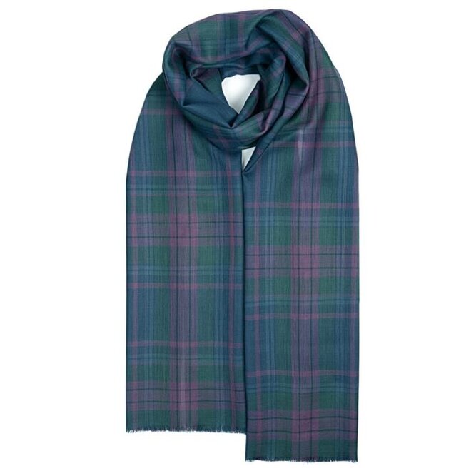 Alba Spirit of Scotland Ancient Tartan Extra Fine Merino Stole