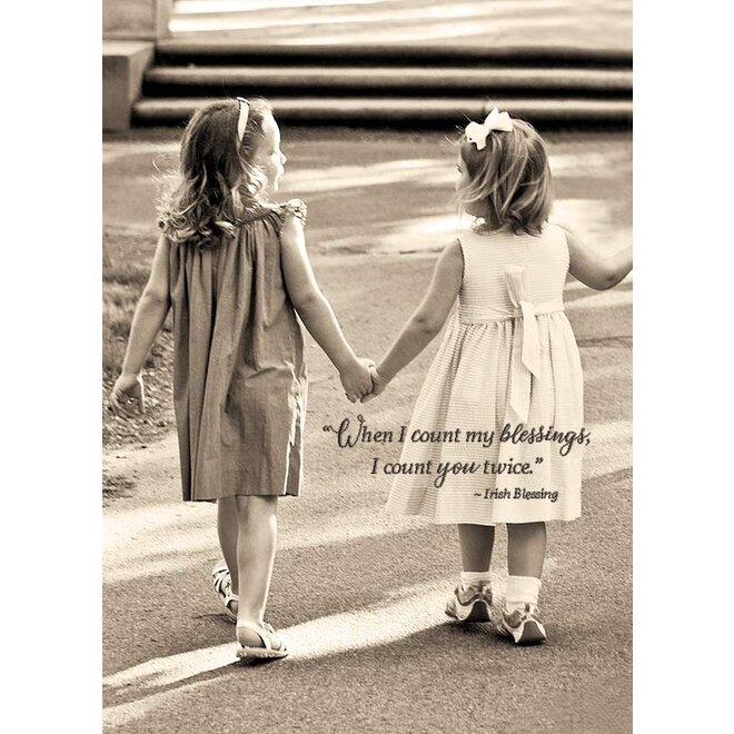 Count You Twice Greeting Card