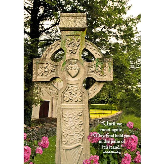 Celtic Cross Irish Sympathy Card