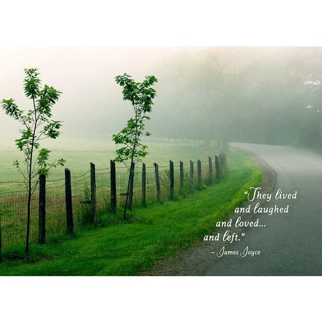 James Joyce Sympathy Card