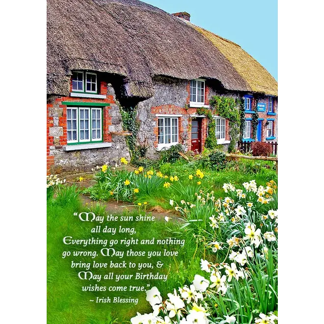 Irish Birthday Wishes Card