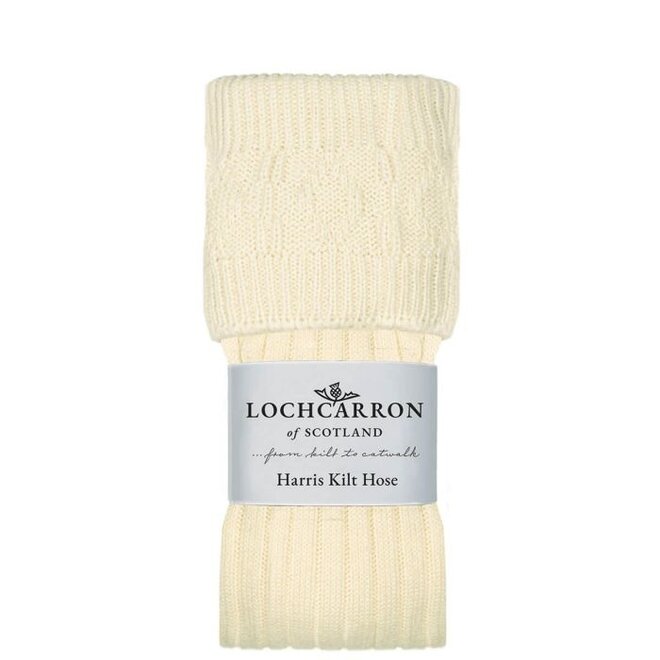 Harris White Kilt Hose