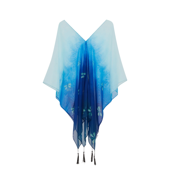 Dragonflies Recycled Bottle Poncho