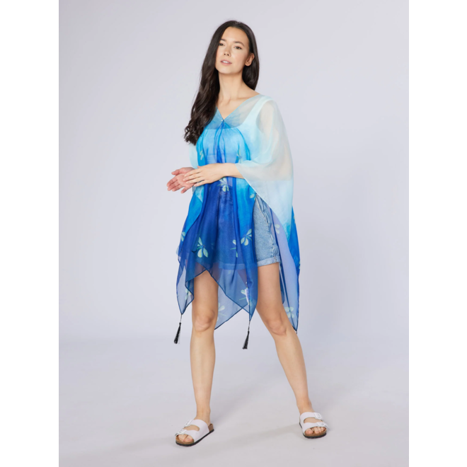 Dragonflies Recycled Bottle Poncho