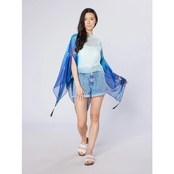 Dragonflies Recycled Bottle Poncho