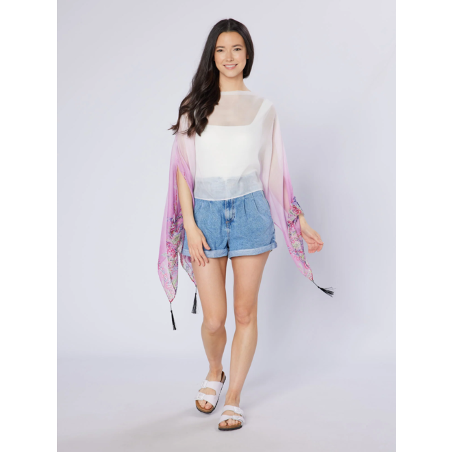 Heather Recycled Bottle Poncho