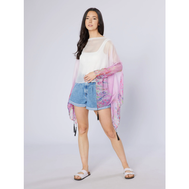 Heather Recycled Bottle Poncho