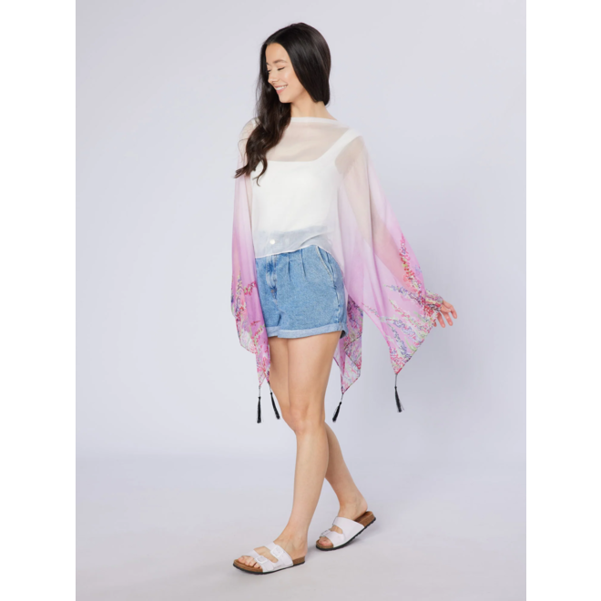 Heather Recycled Bottle Poncho