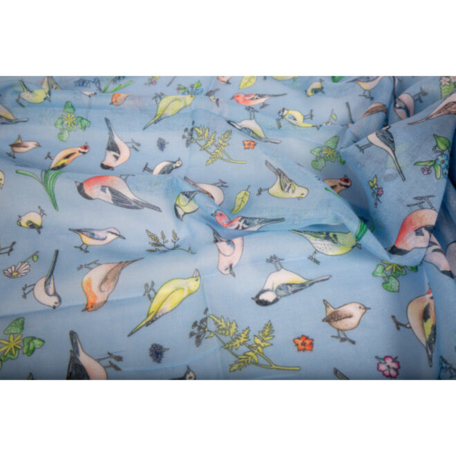 Birds Recycled Bottle Scarf