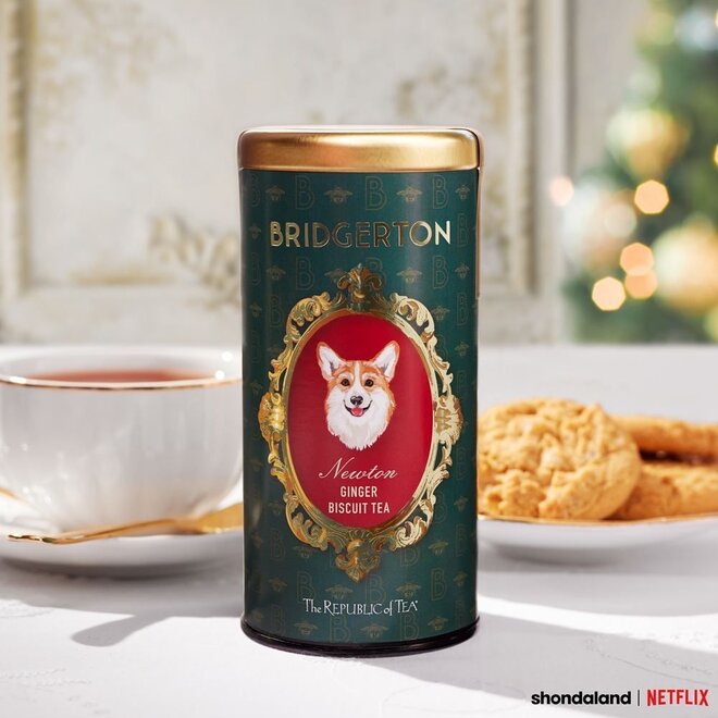 Republic of Tea Bridgerton Newton Ginger Biscuit Rooibos 36s