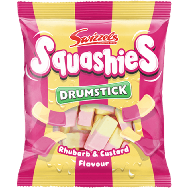 Swizzels Rhubarb & Custard Squashies