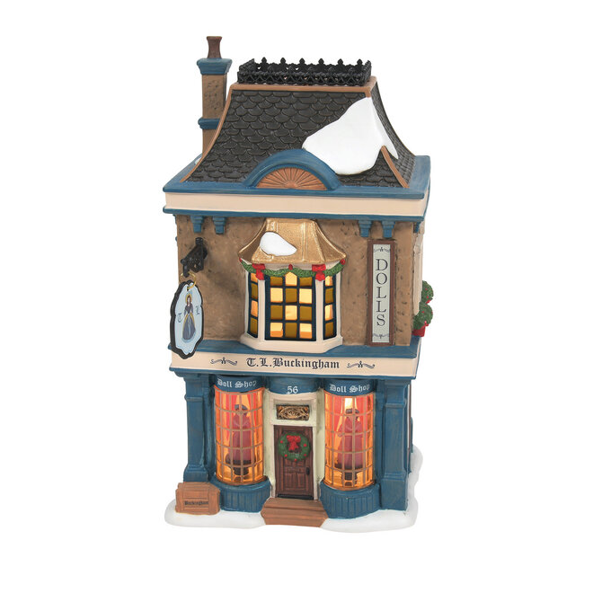 Dicken's Village "T.L. Buckingham Doll Shop"