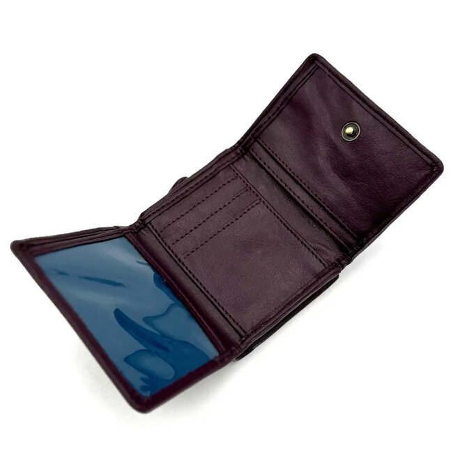 Harris Tweed Pastel Pink Trifold Purse