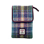 Harris Tweed Green & Purple Plaid Mini Crossbody Bag