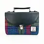 Harris Tweed Blue & Pink Check Mini Day Bag