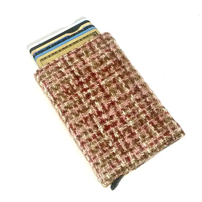 Harris Tweed Maple Pop-Up Card Holder