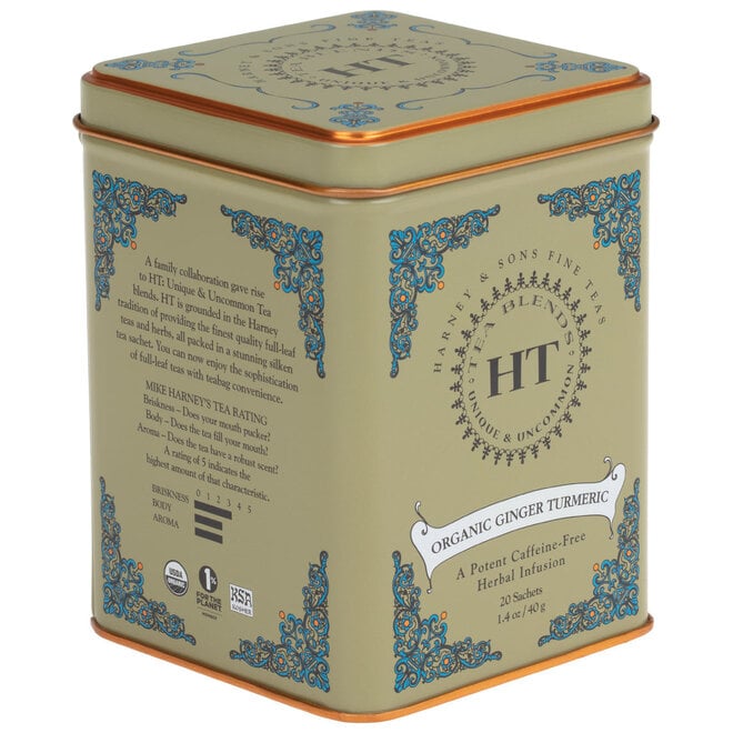Harney & Sons Organic Ginger Turmeric Herbal HT 20s