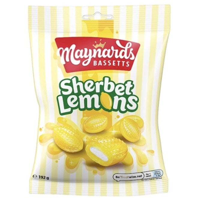 Maynards Sherbet Lemons Bag