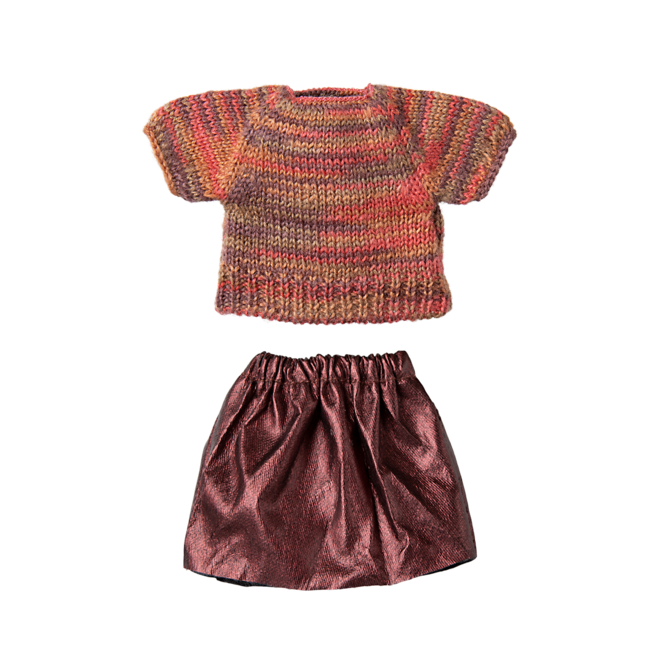 Skirt & Knitted Blouse, Mum Mouse