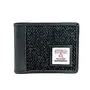 Harris Tweed Charcoal Herringbone Bifold Wallet