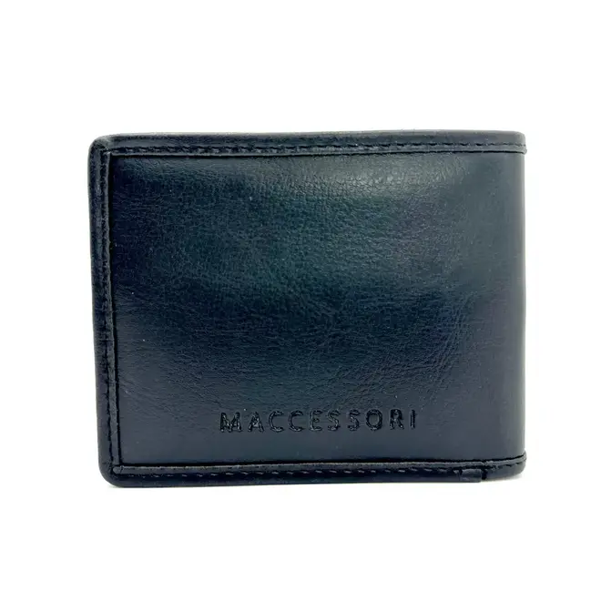 Harris Tweed Charcoal Herringbone Bifold Wallet
