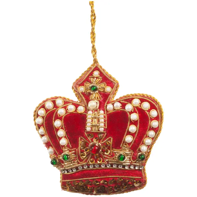 St. Nicolas Pearl Crown Red