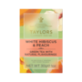Taylors White Hibiscus & Peach Green 20s