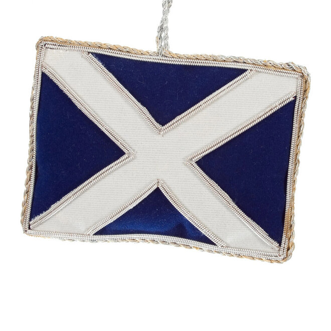 St. Nicolas Scottish Flag Ornament