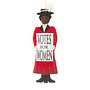 St. Nicolas Votes for Women Red Suffragette Ornament