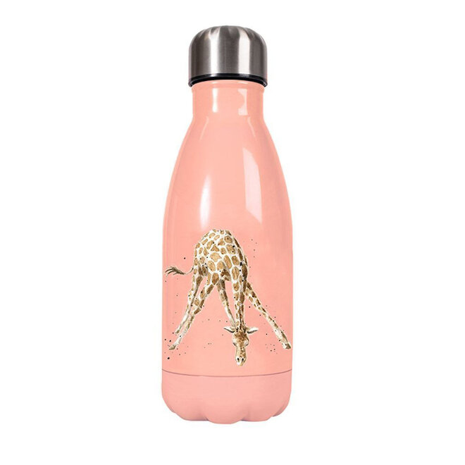 Flowers Giraffe Small Water Bottle