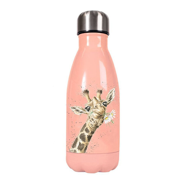 Flowers Giraffe Small Water Bottle