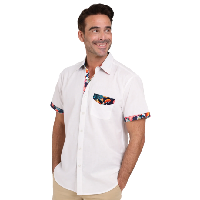 Guinness White Linen Summer Shirt