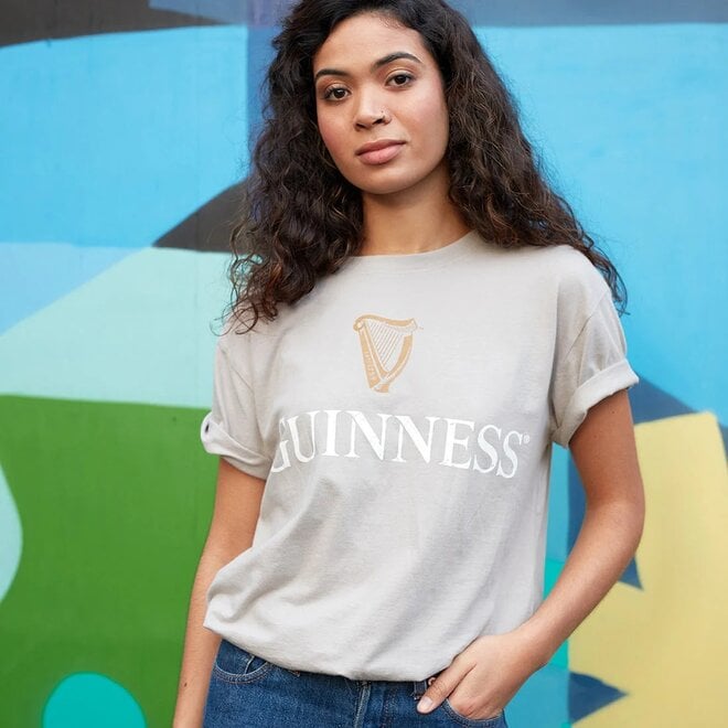 Guinness Harp Beige Premium Tee (Medium)