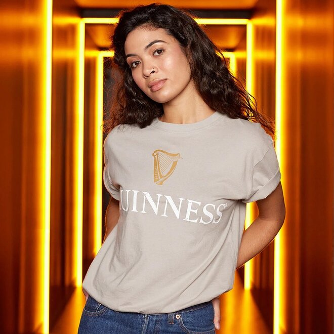 Guinness Harp Beige Premium Tee (Medium)