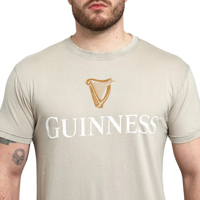 Guinness Harp Beige Premium Tee (Medium)