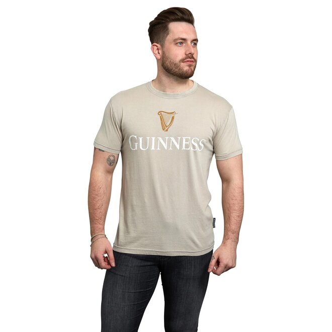 Guinness Harp Beige Premium Tee (Medium)