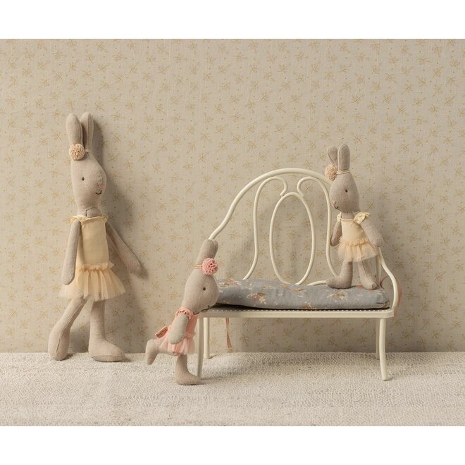 Vintage Bench, Miniature - Off White