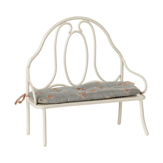 Vintage Bench, Miniature - Off White