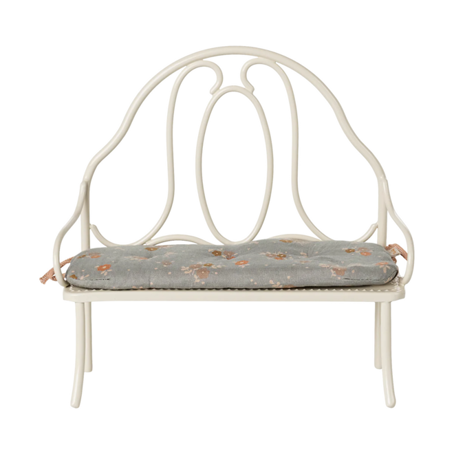 Vintage Bench, Miniature - Off White